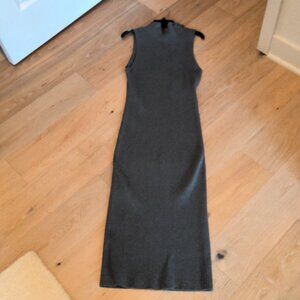 Alice + Olivia NWT Grey Midi Sweater Dress - Size Medium